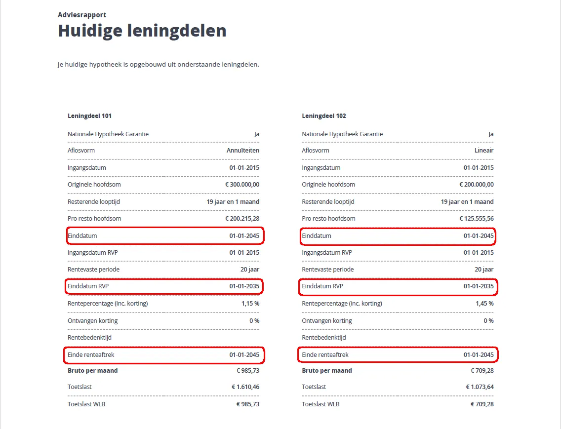Einddatums